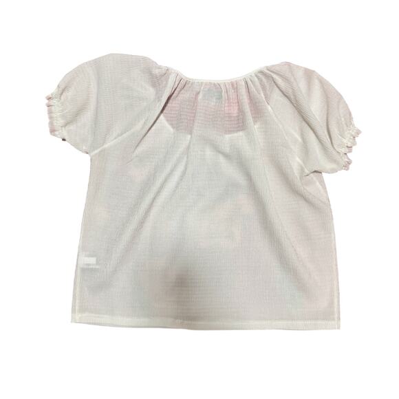 Madewell Blouse Women’s Small White NWT Puff Sleeve Cottagecore Romantic - Picture 3 of 13